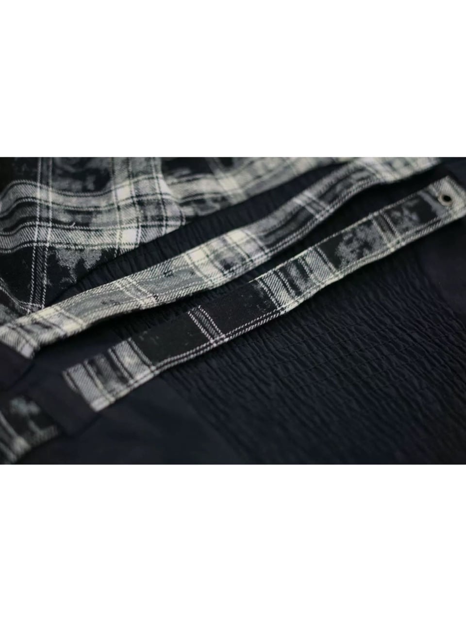 【Cest Nous】Plaid Bustier Dress / 【セヌー】グラフィックビスチェチェックワンピース