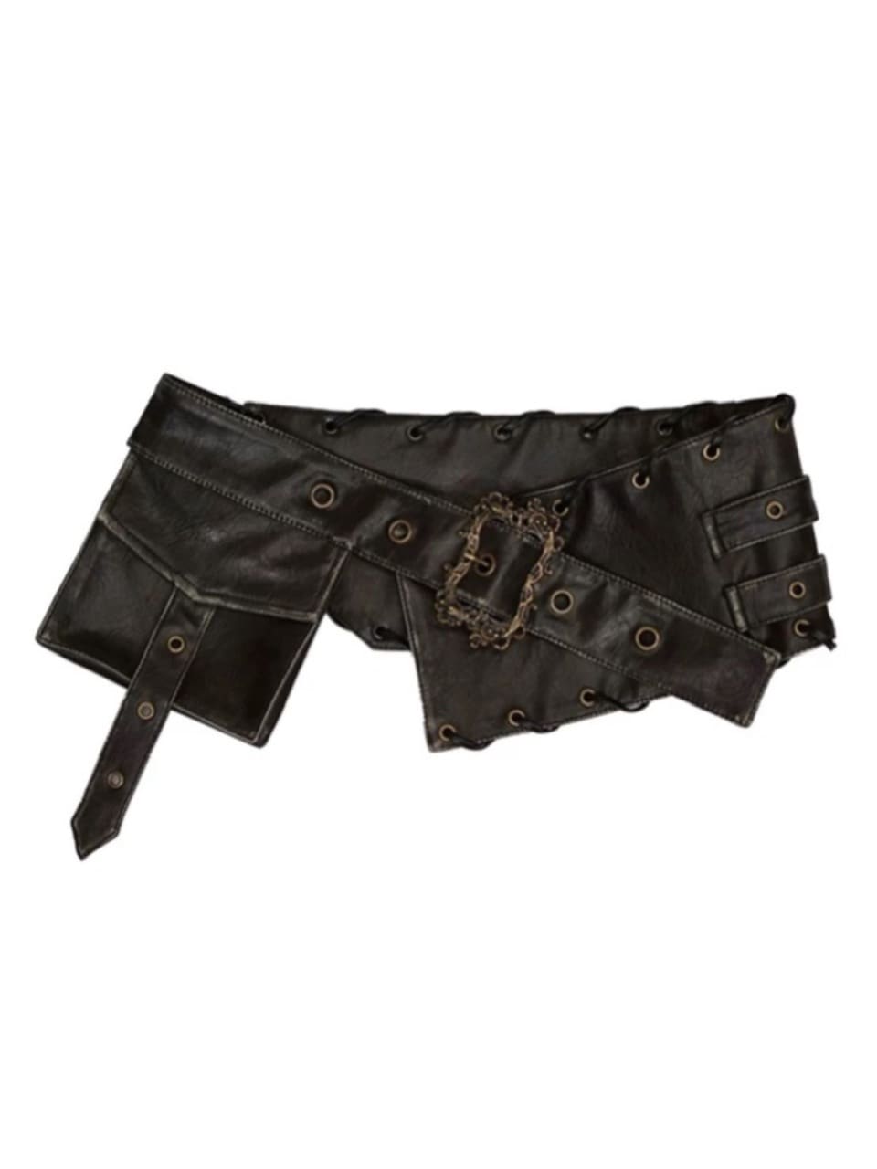 【Cest Nous】Leather Corset Belt / 【セヌー】コルセットベルト