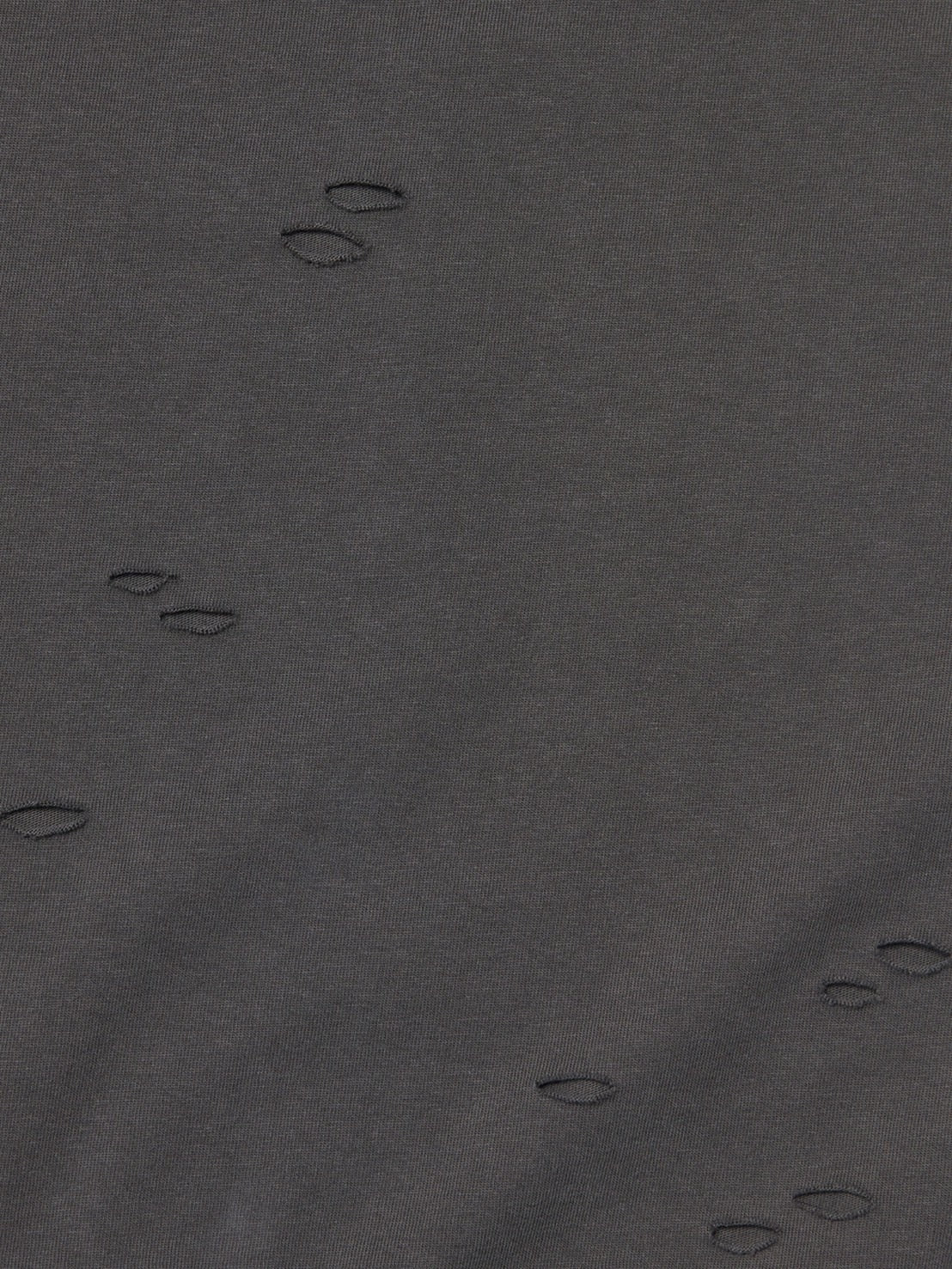 【NOMANUAL】DAMAGED LONG SLEEVE TEE