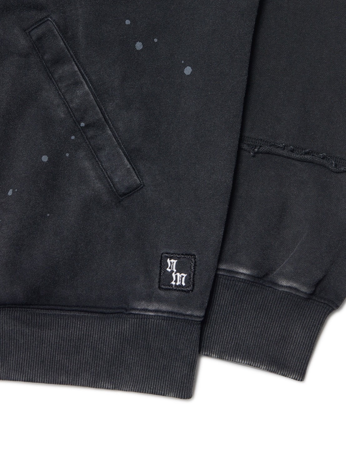 【NOMANUAL】DETACHED PATCH HOODED ZIP-UP