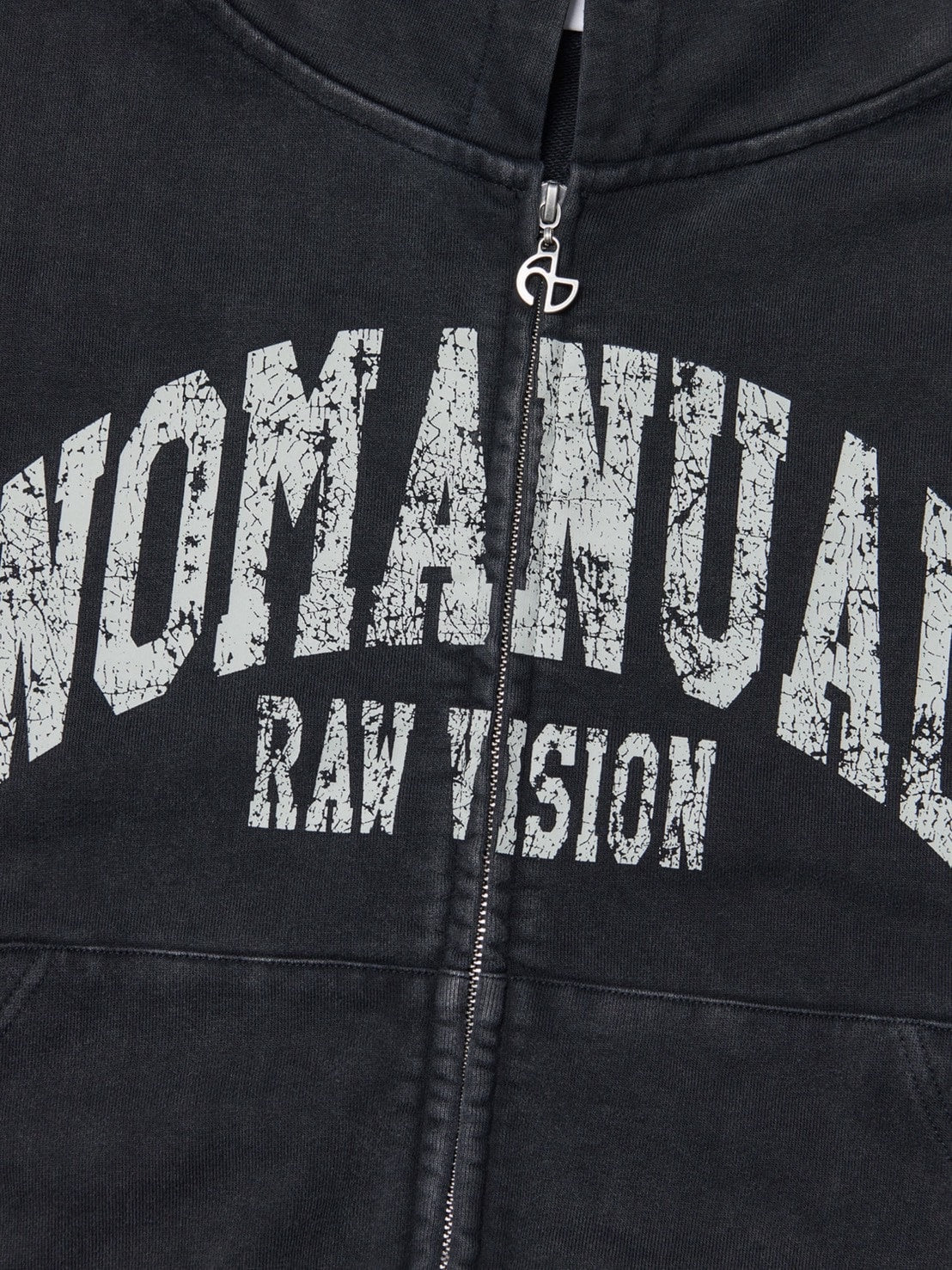 【NOMANUAL】C.A VINTAGE HOODED ZIP-UP