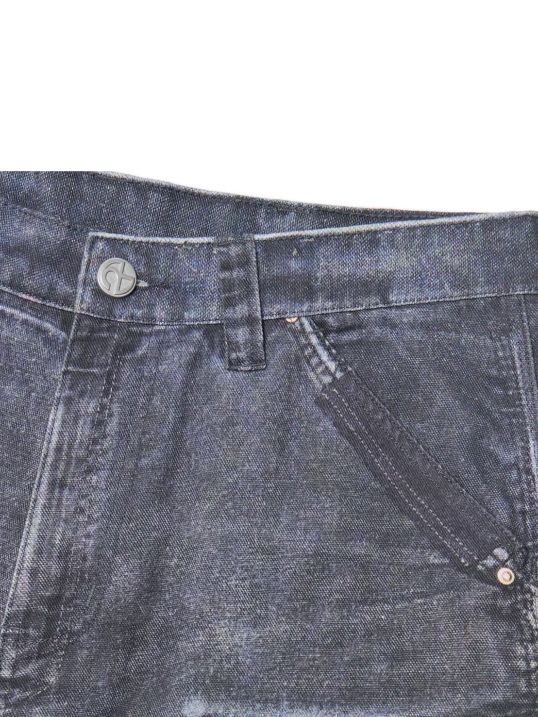 【NOMANUAL】PRINTED DOUBLE KNEE PANTS