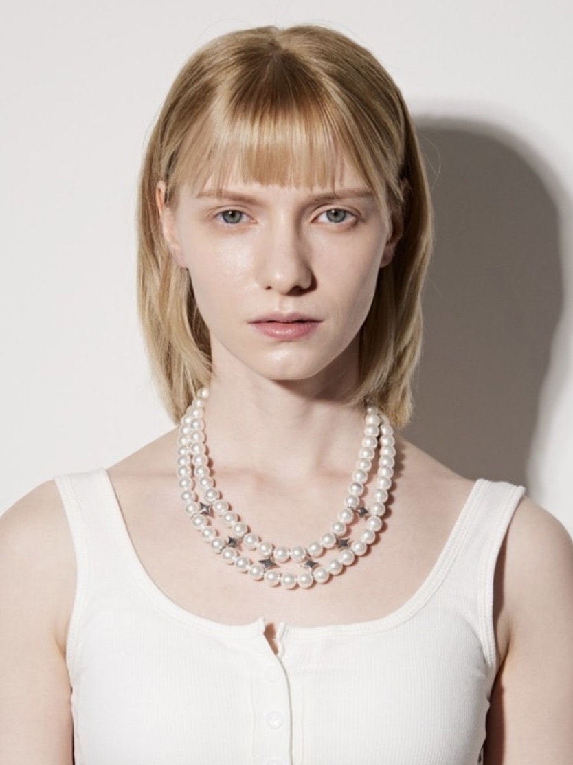 【PEG LEG】Pearl star Bridge 2necklace