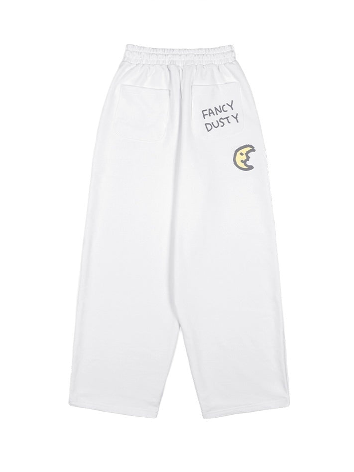 【FANCY X DUSTY】DEVIL & ANGEL PRINTED SWEATPANTS / 【ファンシー X ダスティ】デビル＆エンジェルプリントスウェットパンツ