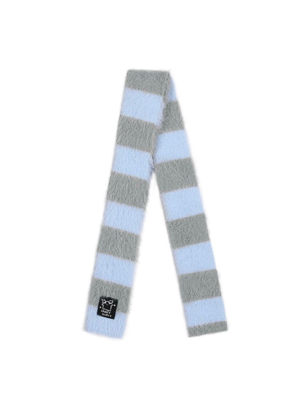 【FANCY X DUSTY】HUG STRIPE FUR MUFFLER / 【ファンシー X ダスティ】ハグストライプファーマフラー