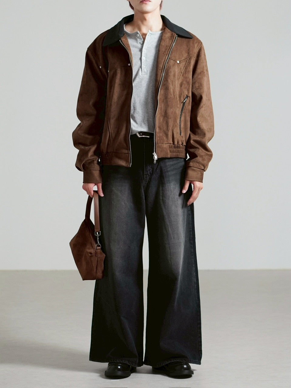 受注制【Chikashitsu +】buggy denim pants / 【チカシツプラス】バギーデニムパンツ