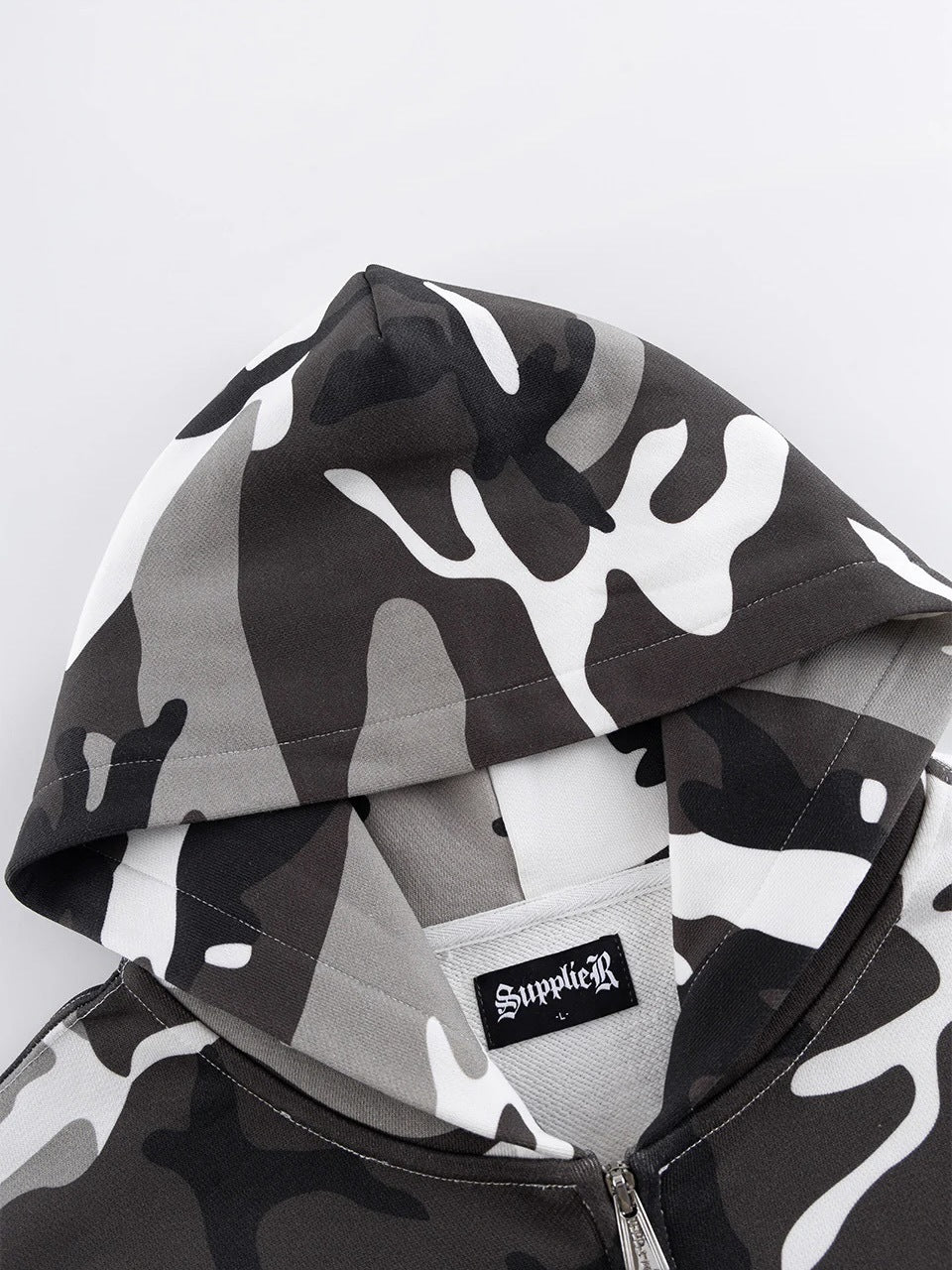 【SUPPLIER】Cross Zip Hoodie (New Silhouette) / 【サプライヤー】クロスロゴジップアップパーカー