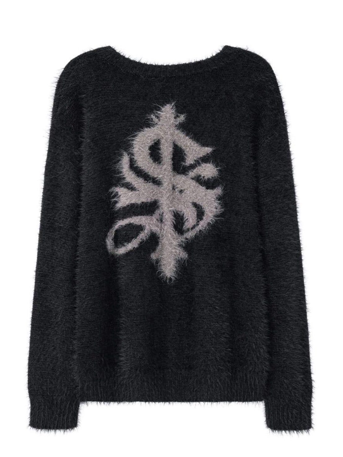 【SUPPLIER】Cross Shaggy Knit / 【サプライヤー】クロスロゴシャギーニット