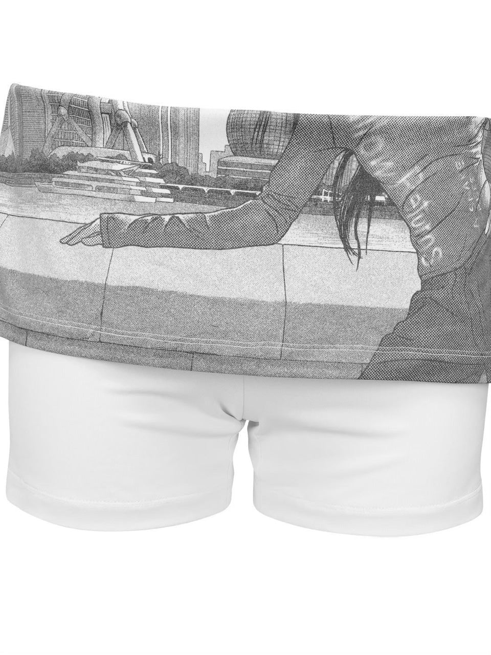 【NACHE】DRAWING SKIRT PANTS