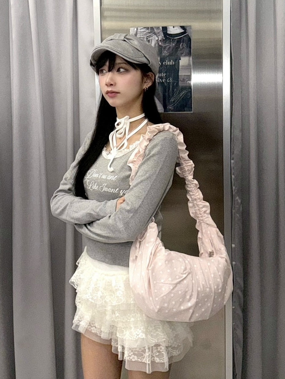 受注制【nmtc +】dot shoulder bag / 【エヌエムティーシープラス】ドットショルダーバッグ (3color)