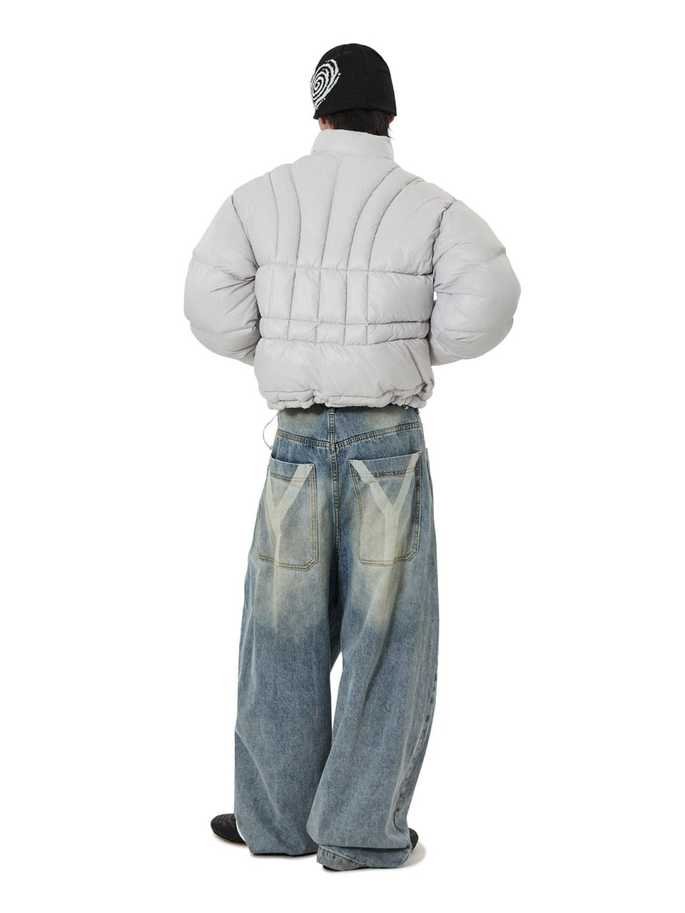 【OY】VERTICAL PANEL PUFFER JACKET