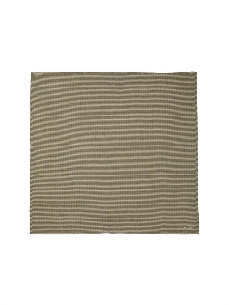 【AAKAM】Check Pattern Scarf