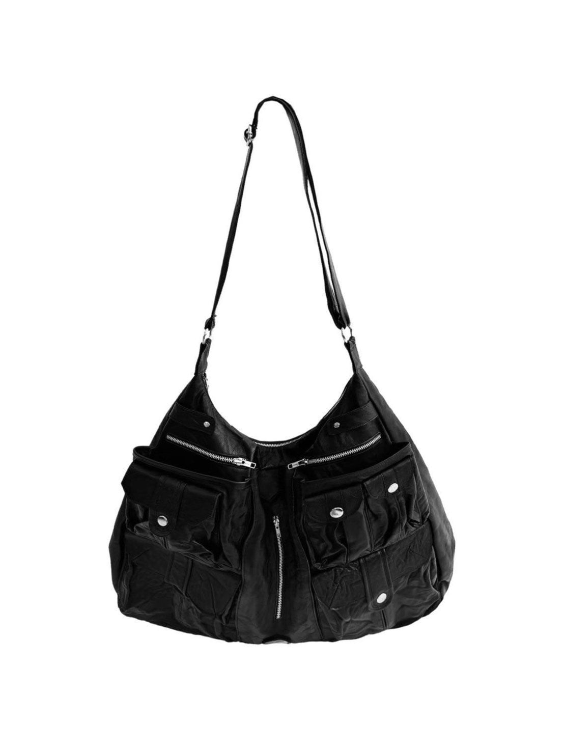 【haveyoudiedbefore?】Subjugal Leather xBody Bag / 【ハブユーダイドビフォー】アイレットポケットレザーショルダーバッグ