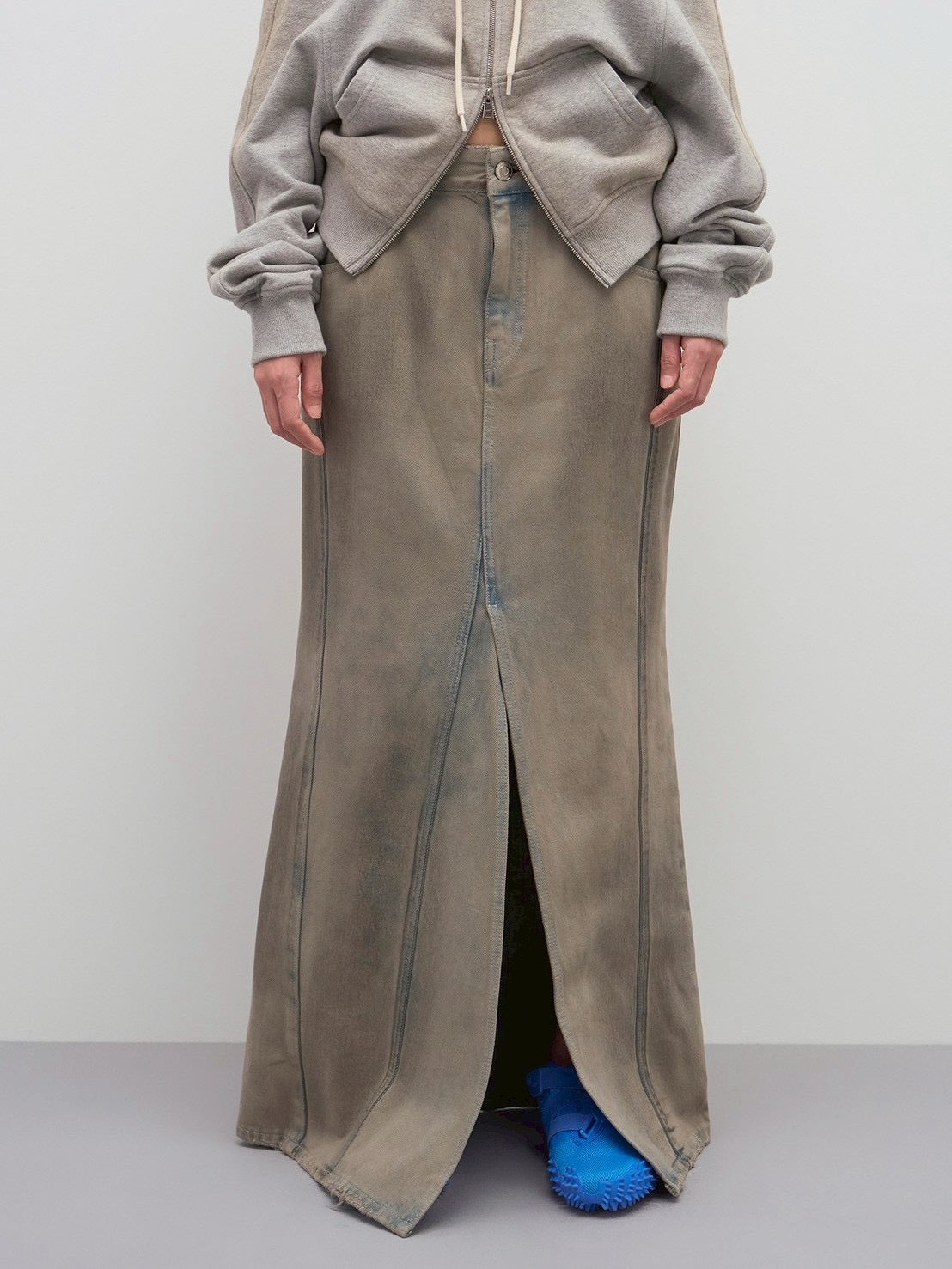 【LCDC】DIRTY WASHED DENIM SKIRT / 【エルシーディーシー・ティーエム】ダーティウォッシュデニムスカート