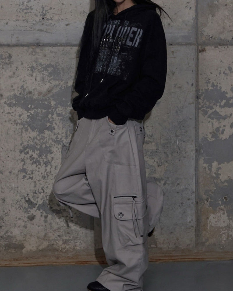【FANCY CLUB】FF STUD HOODIE / 【ファンシークラブ】ＦＦスタッヅパーカー