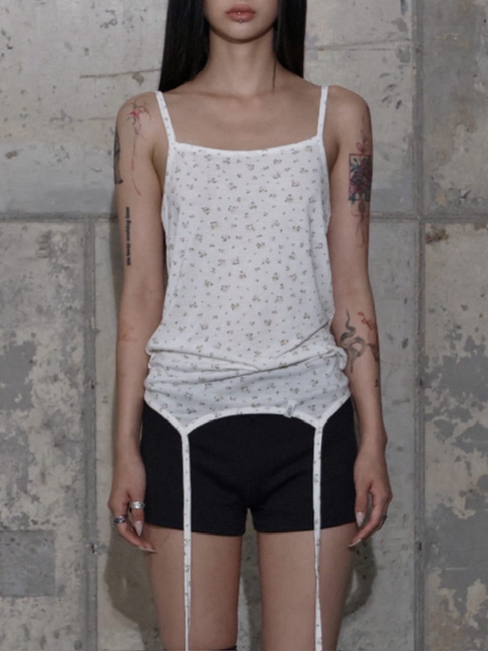 【FANCY CLUB】2-WAY STRAP SLEEVELESS / 【ファンシークラブ】ツーウェイストラップキャミソール