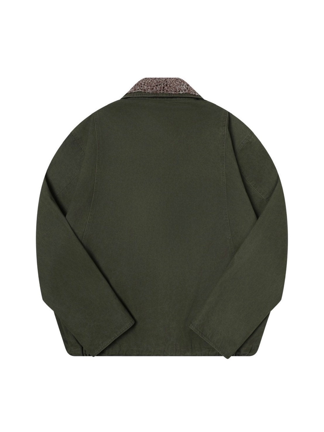 【TGNS】Openwork Knit Collar And Curved Pocket Jacket / 【ツーガンズ】ニットカラーカーブポケットワークジャケット