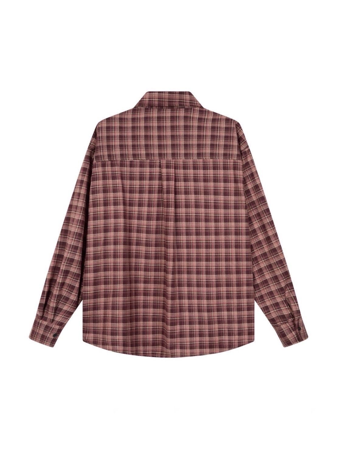 【TGNS】Two-Tone Loose Plaid Shirt / 【ツーガンズ】オーバーサイズルーズチェックシャツ