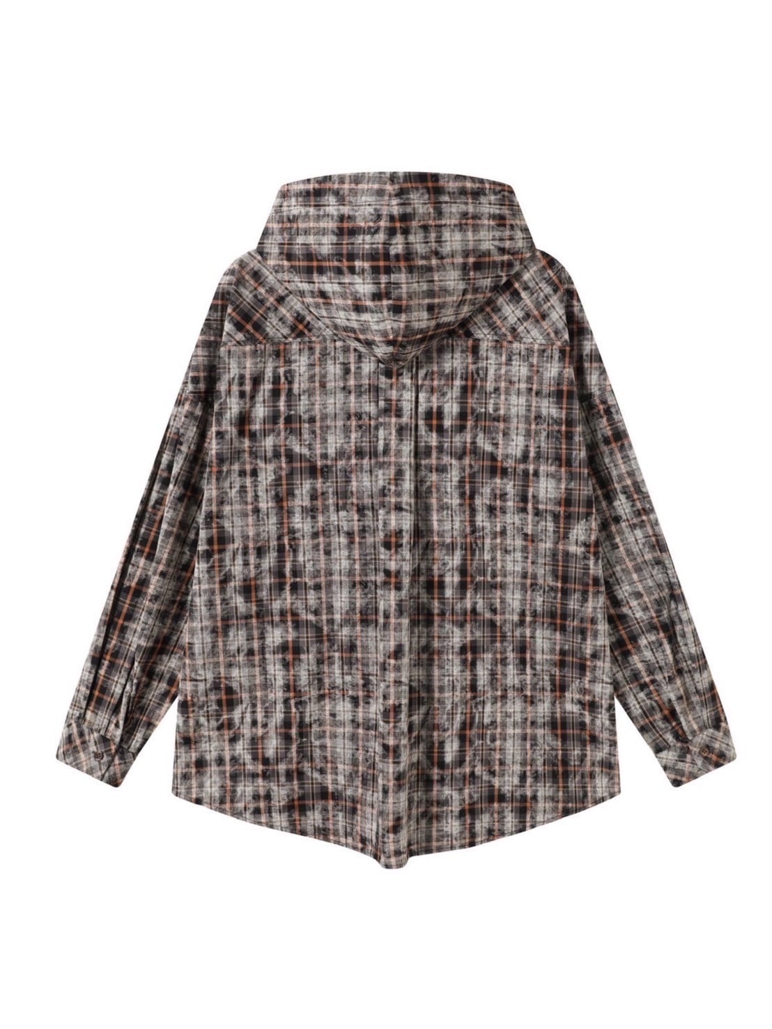 【TGNS】Hooded Tie Shirt / 【ツーガンズ】タイセットフートチェックシャツ