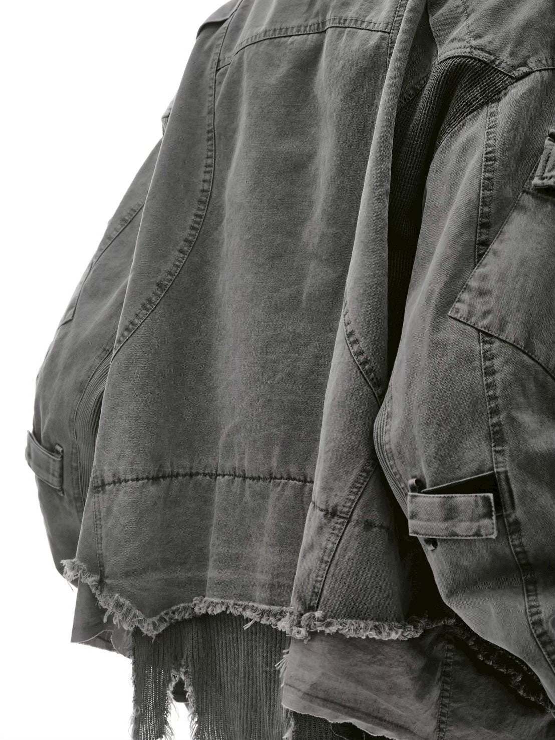 【d5ove】Structural utility jacket / 【ダヴ】ユーティリティウォッシュミリタリージャケット