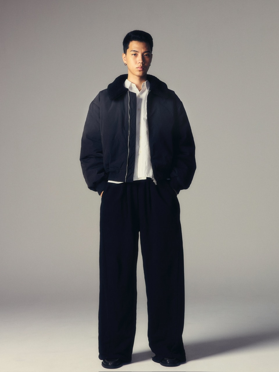 【CS】gradation boa blouson