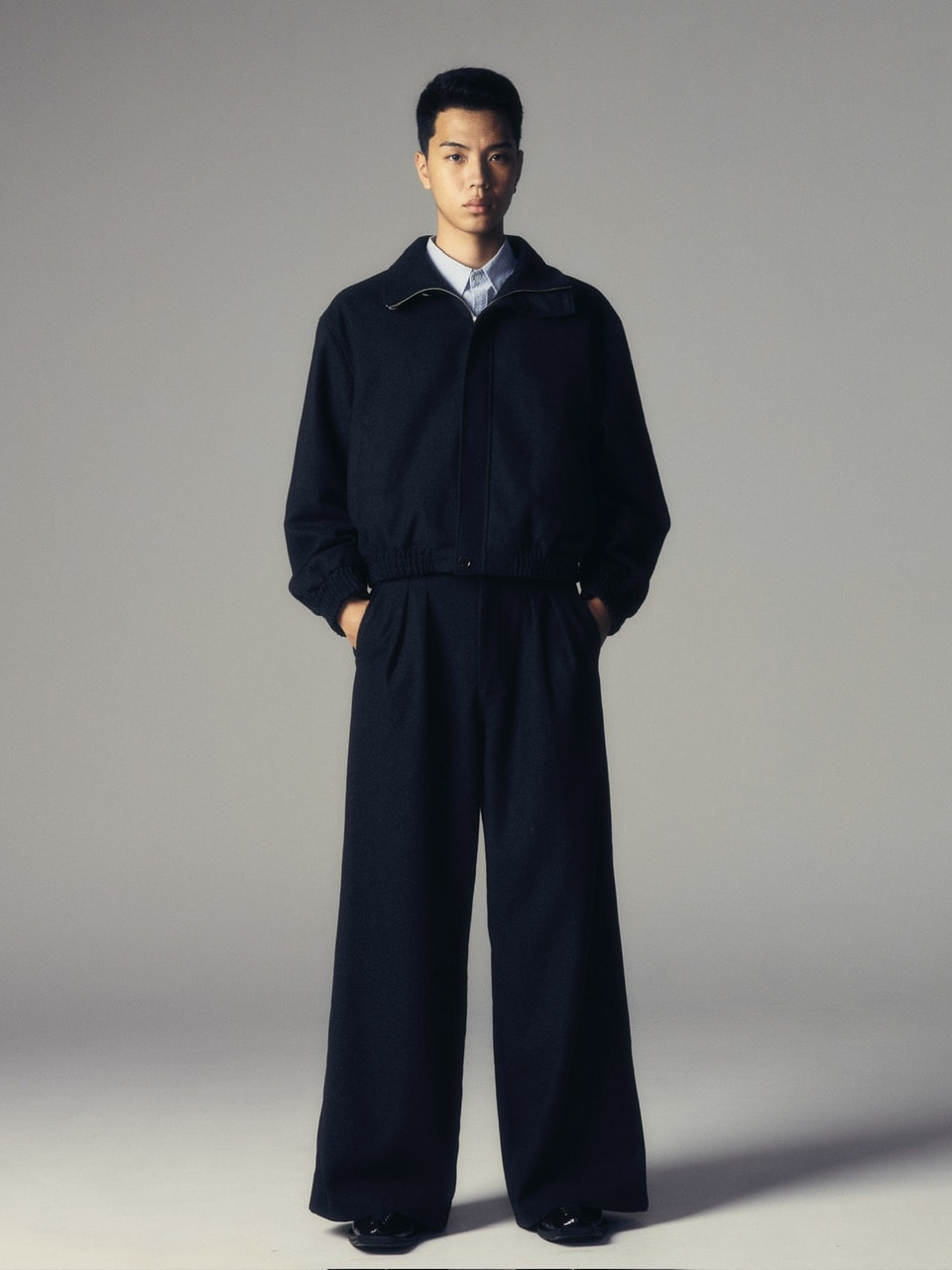 【CS】wool high neck jacket