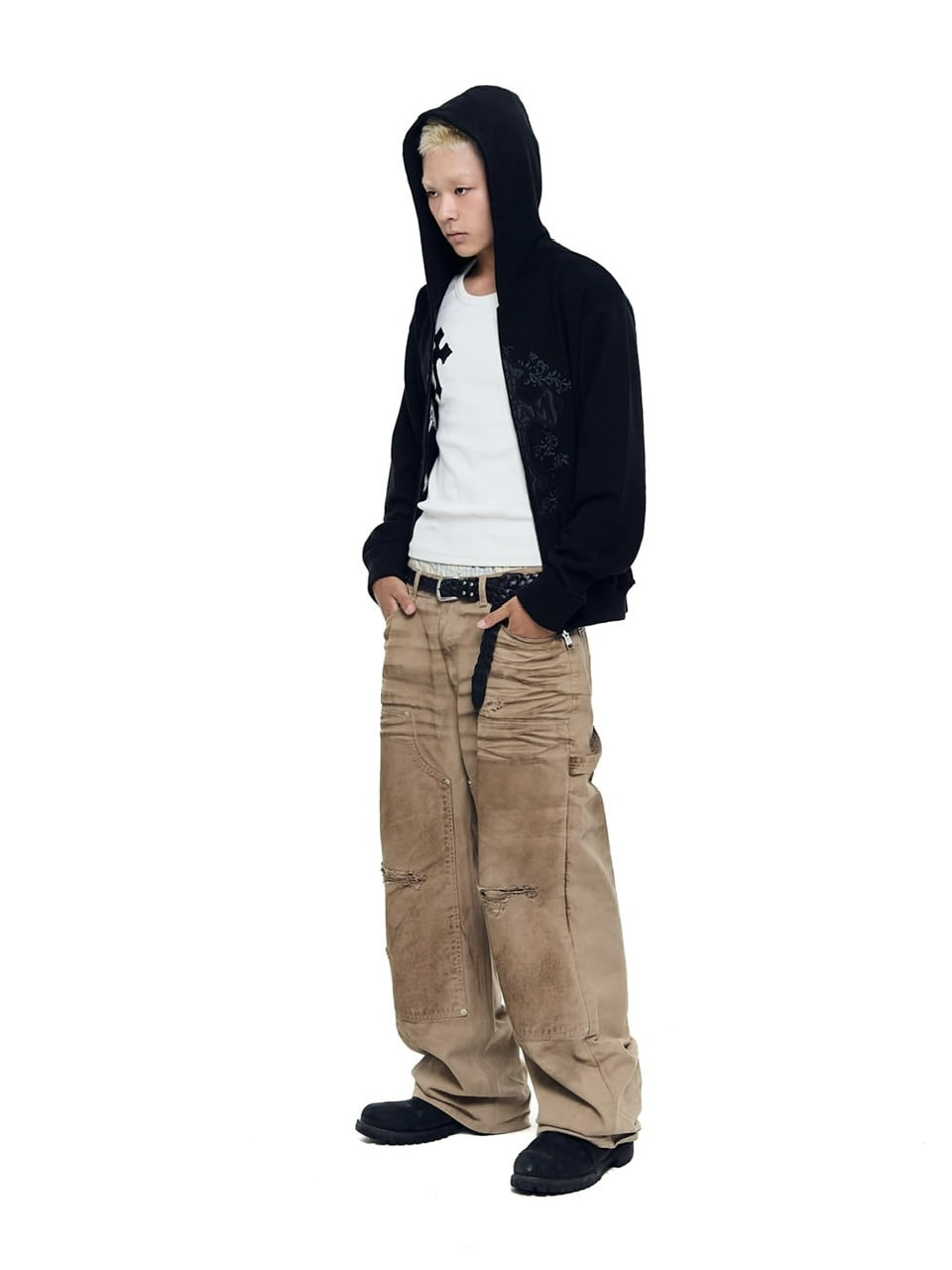 12/21再入荷【AAKAM】AKM CROS2 Zip-Up Hoodie