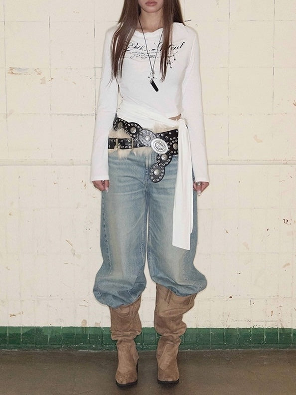 【NOT KNOWING】Cowl Tied Warm Hoodie / 【ノットノーイング】カウルタイワームフード長袖Tシャツ