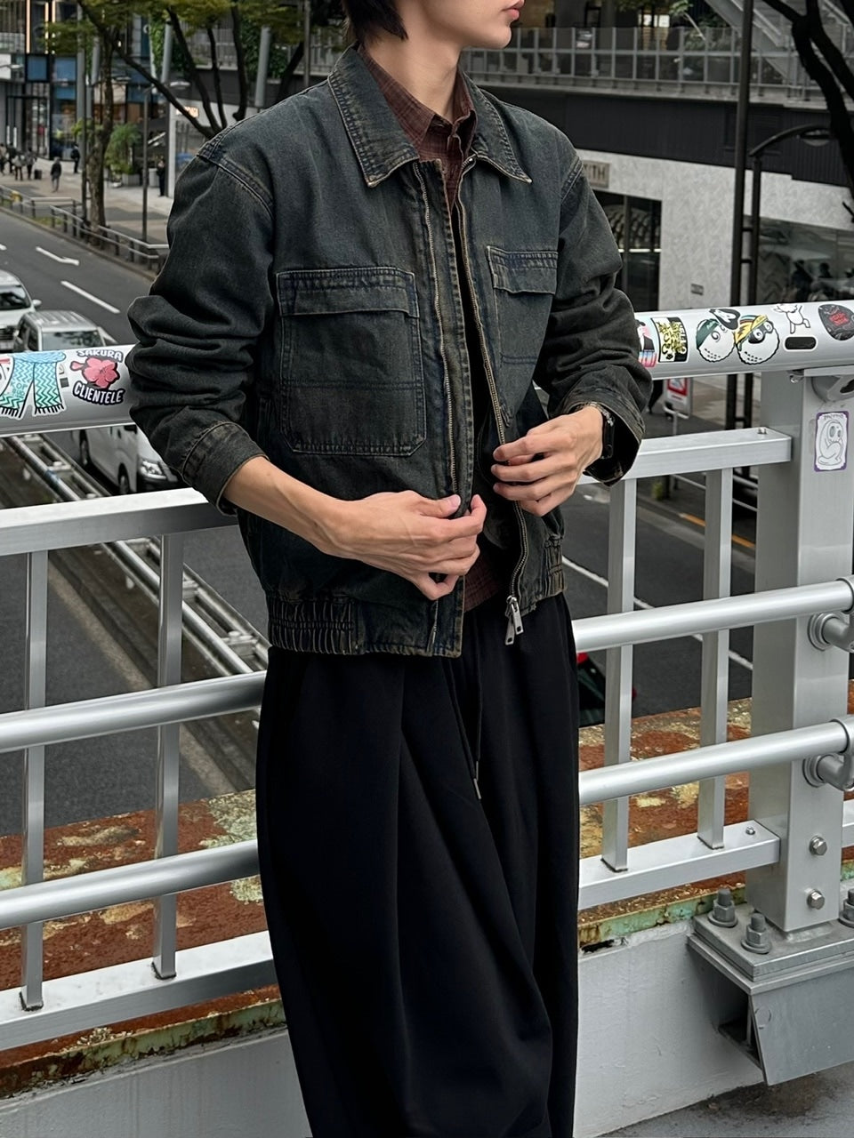 大阪店WEB限定受注制【Chikashitsu +】classic wash work denim jacket / 【チカシツプラス】クラシックウォッシュワークデニムジャケット