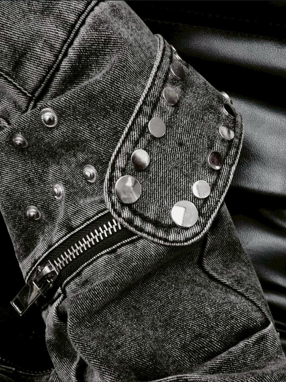 a*o様 スタッズ ラインストーン ブラックデニムバック Y2K RICH】Crinkle Denim Stone Washed Bag – PRESSING WEB SHOP