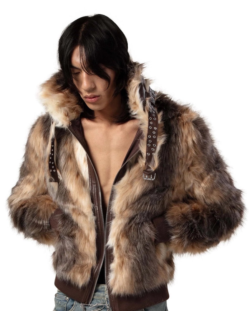 【RACER WORLDWIDE】Fur Bomber【レーサーワールドワイド】ファーボンバージャケット