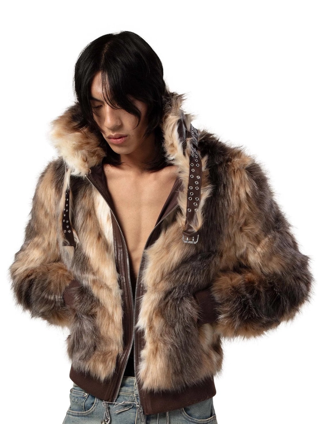 【RACER WORLDWIDE】Fur Bomber【レーサーワールドワイド】ファーボンバージャケット