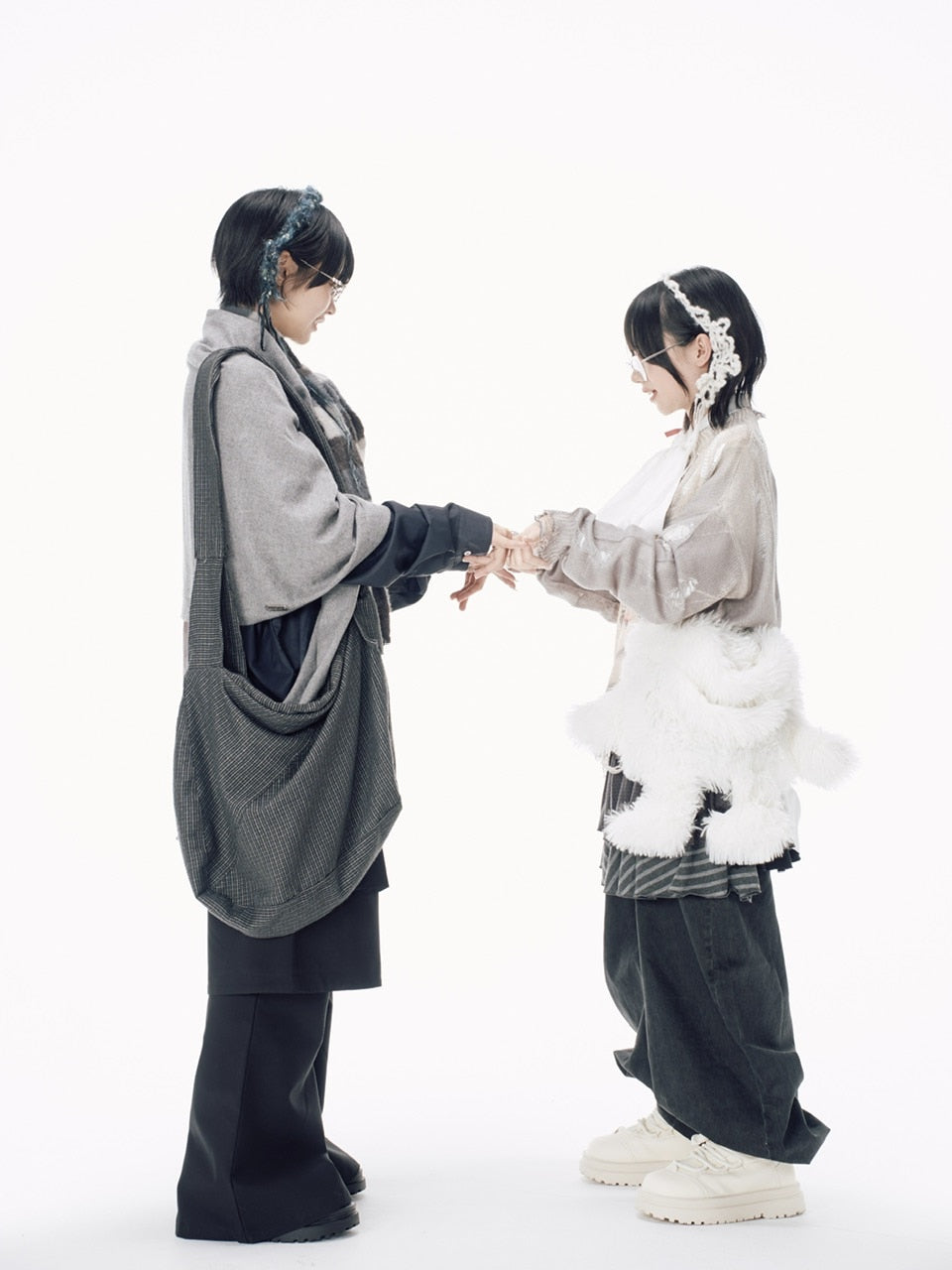 【Nerd out XU】layered denim pants / 【ナードアウトエックスユー】レイヤードデニムパンツ