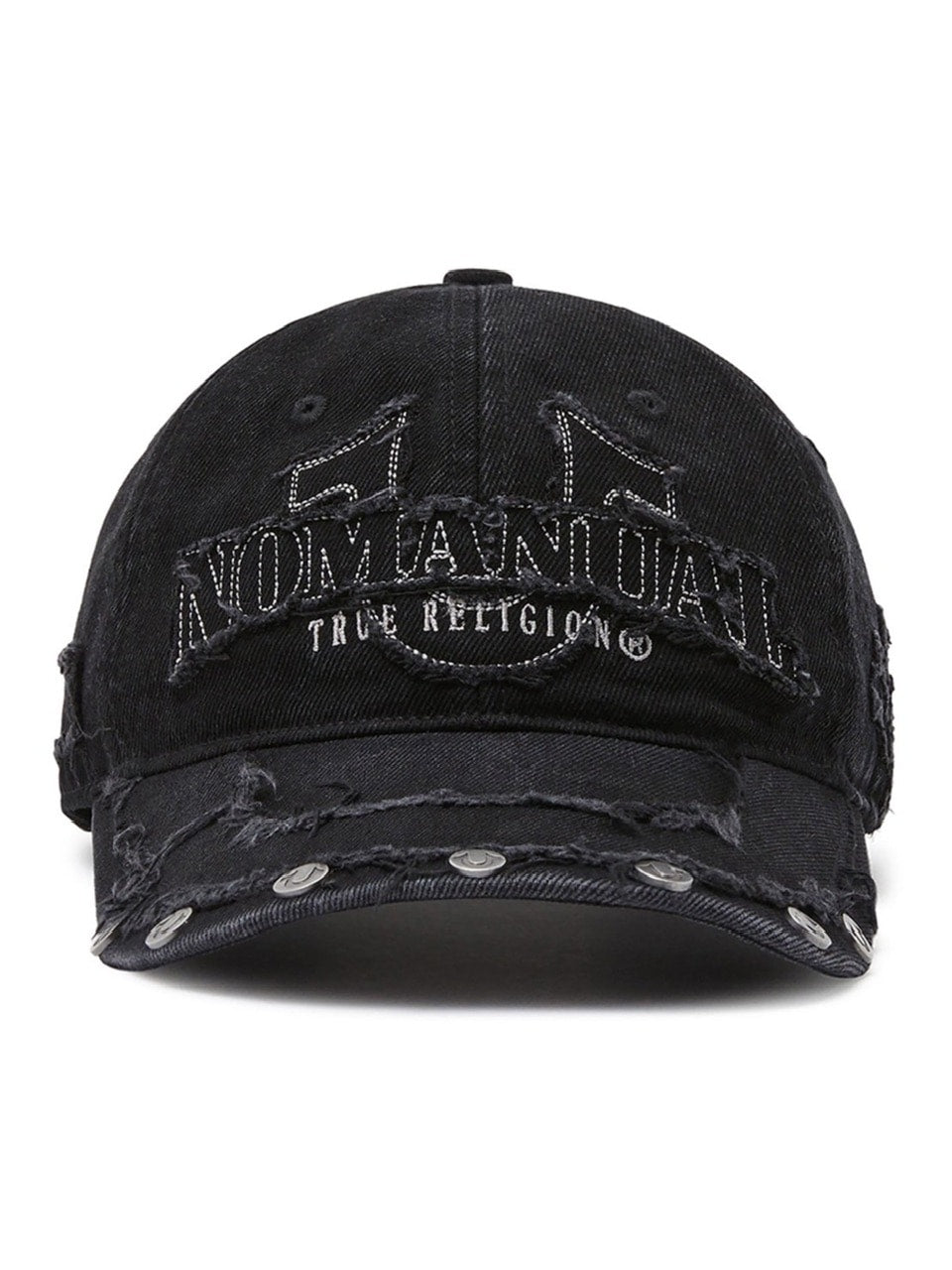【NOMANUAL】NO RELIGION LOGO PATCHWORK CAP