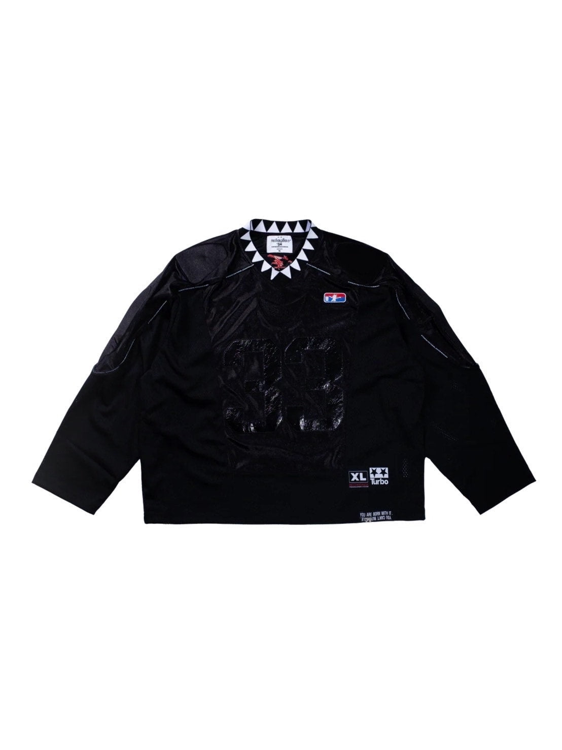 F.V.V.O】33 Padded Shoulder V-Neck Jersey – PRESSING WEB SHOP