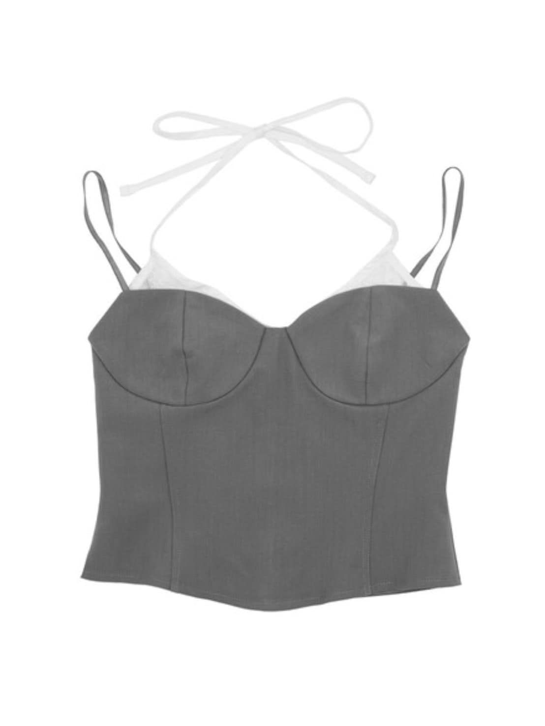 【KAIYA】lace lock sleeveless