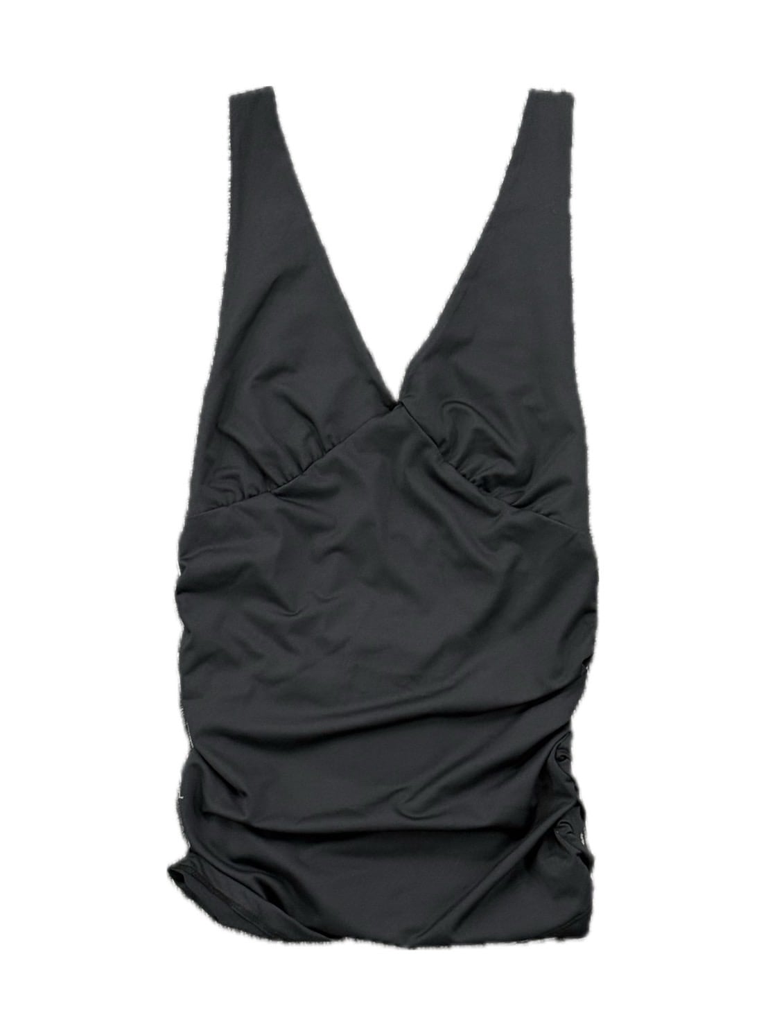 【KAIYA】shirring halter neck