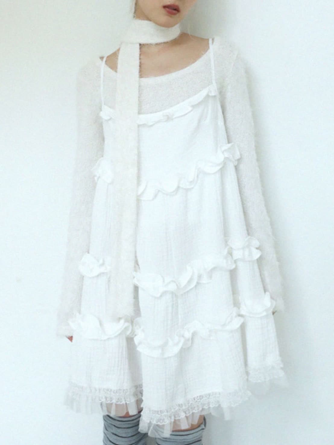 12/21 20:00 再販【Uglyshadow】LACE YORU DRESS