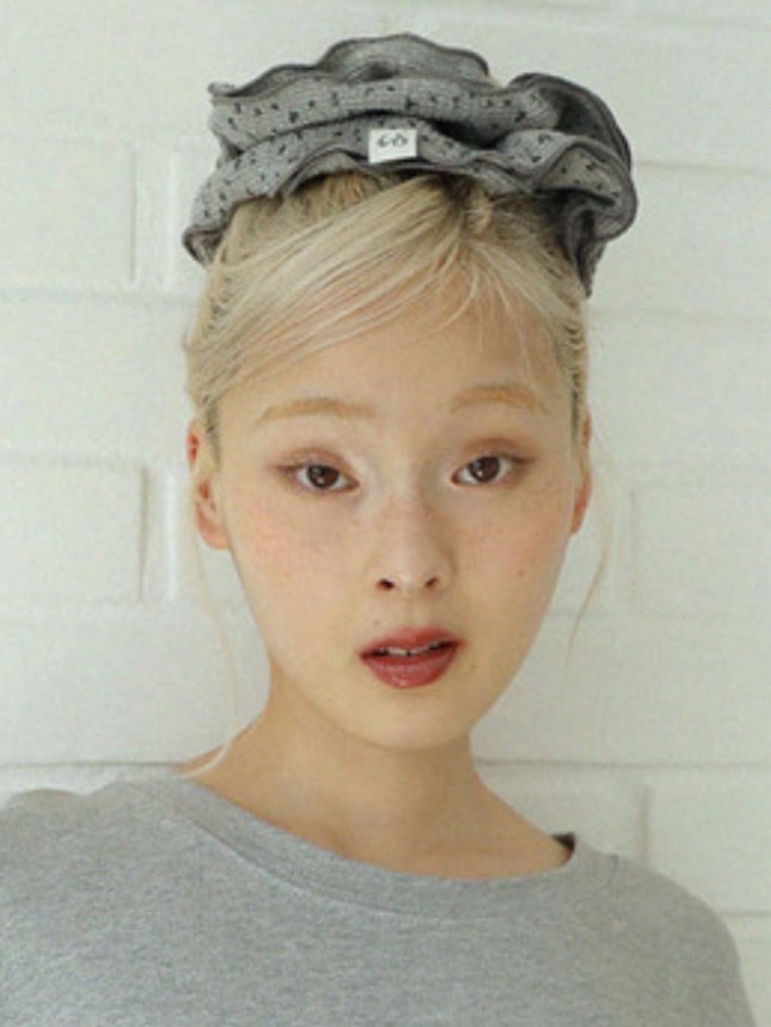 12/21 20:00 再販【Uglyshadow】FLOWER WAFFLE SCRUNCHIE