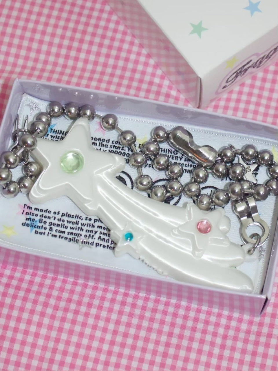 【EVERYTHINGS】Stellar Shooting Star Necklace / 【エブリシングス】シューティングスターネックレス