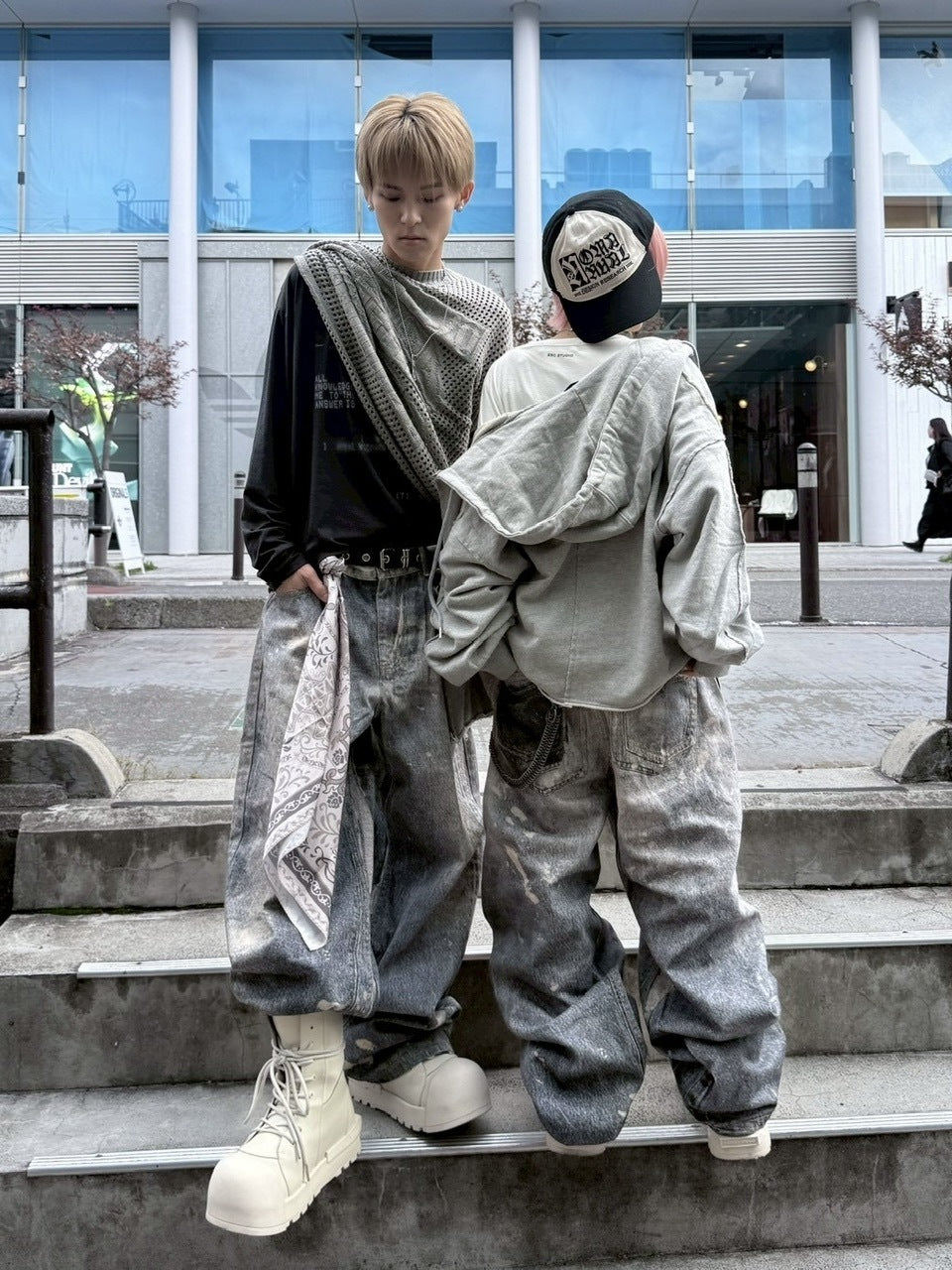 受注制【nmtc+】painted denim wide pants – PRESSING WEB SHOP