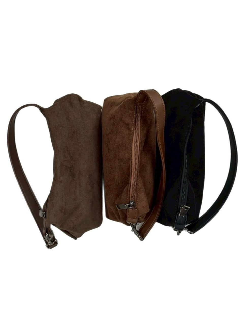 【Chikashitsu +】2 way suede hand bag / 【チカシツプラス】ツーウェイスエードハンドバッグ (3color)