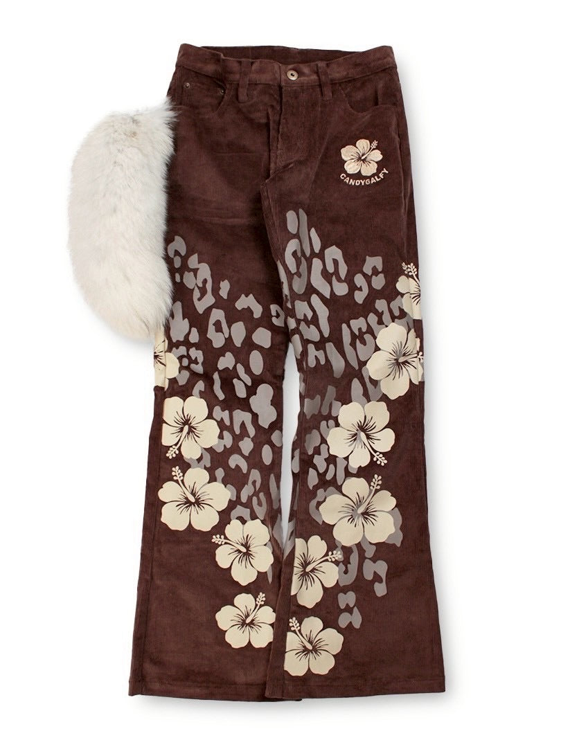 【GALFY】ロゴ的コーデュロイパンツ