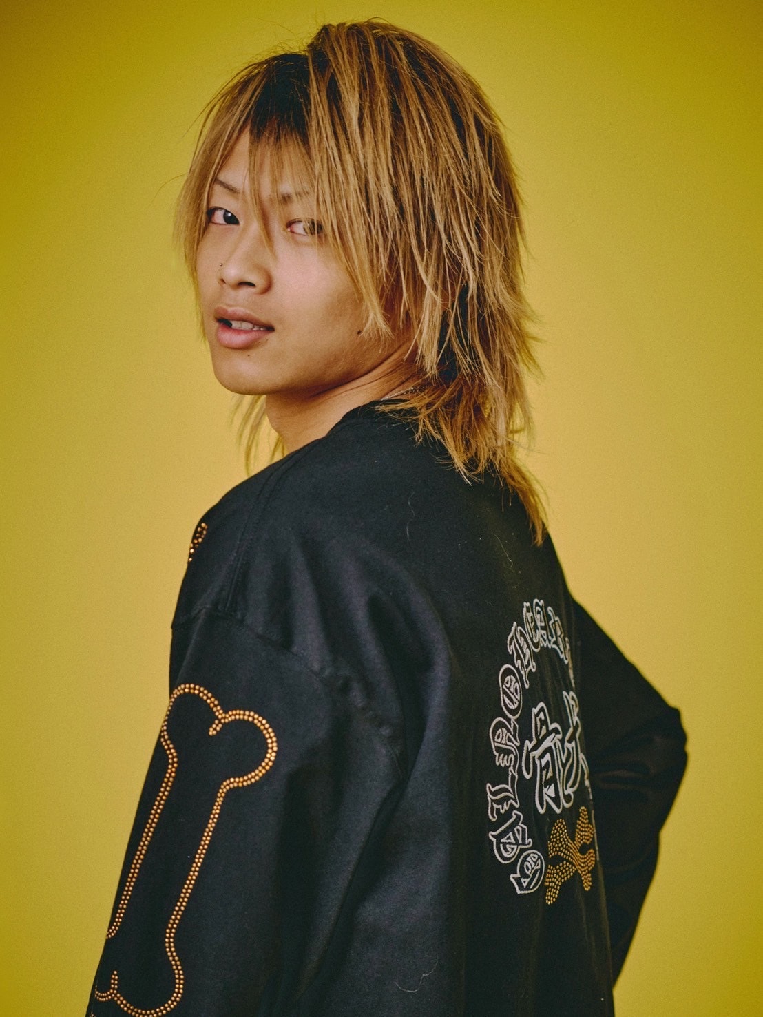 【GALFY】ピカピカ骨骨ロンTee