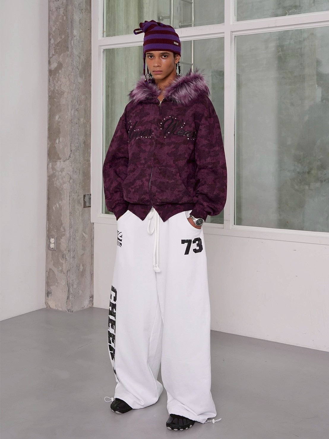 【ESC STUDIO】Upper wear zip-up hoodie