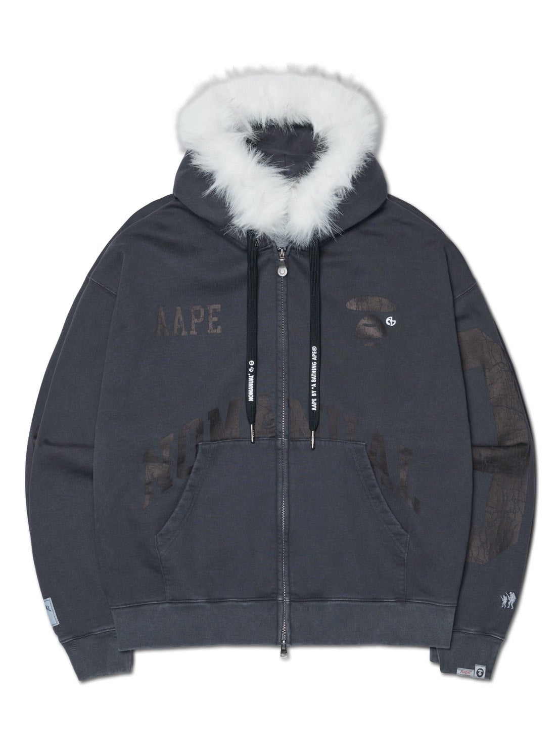 【AAPE X NOMANUAL】AAPE X NOMANUAL HOODIE ZIP-UP 1