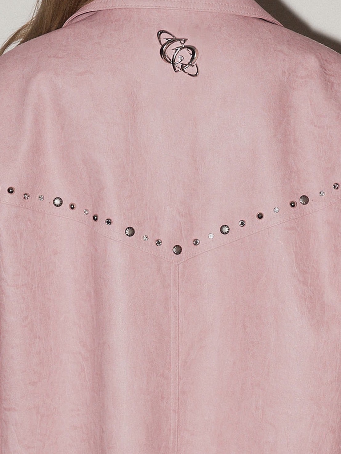 1/2 20:00発売【CHERRYQUIRI】stud leather jacket