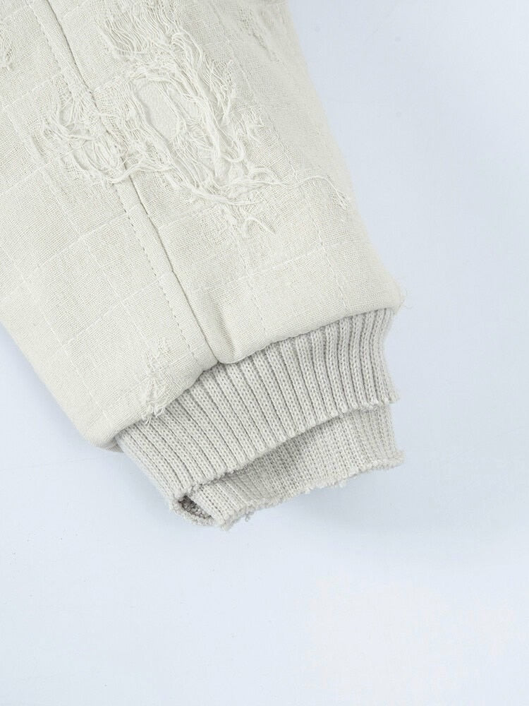 【SURGERY】surgery Scarline varsity jacket