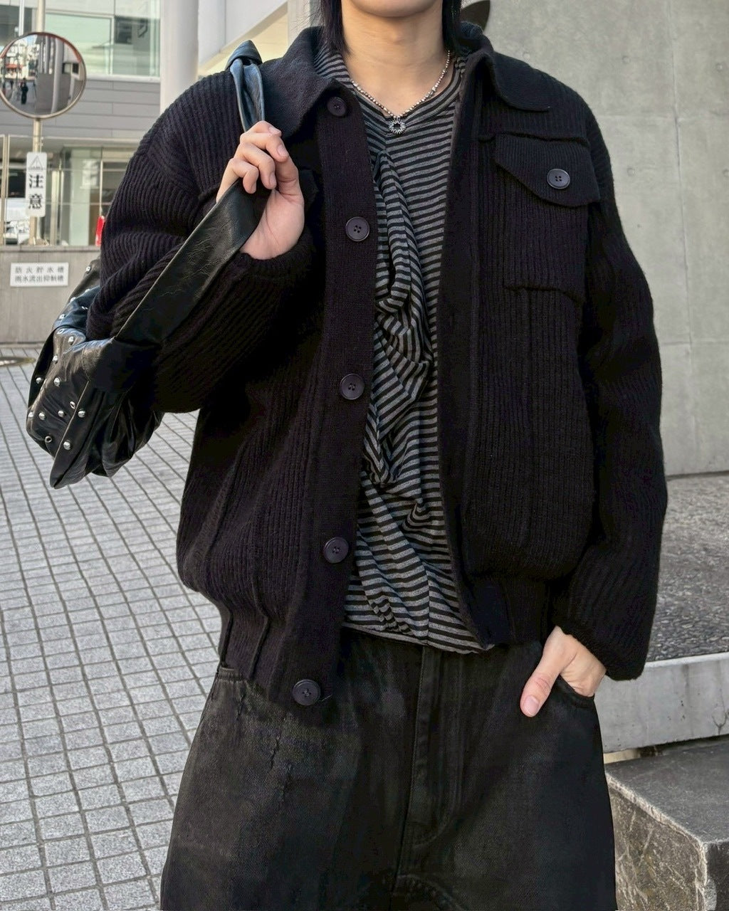 受注制【nmtc +】wool padding knit blouson / 【エヌエムティーシープラス】ウールパディングニットブルゾン (3color)