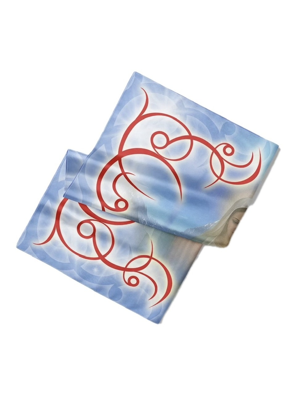 【DND4DES】The Virgin'S Thorn-Crowned Headscarf /【ディーエヌディーフォーデス】グラフィックデザインスカーフ